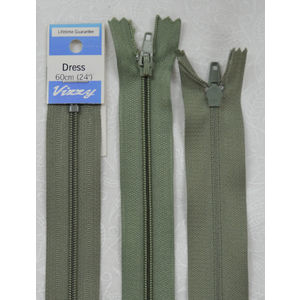 Vizzy Dress Zip, 60cm Colour 48 KHAKI