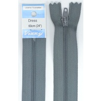 Vizzy Dress Zip, 60cm Colour 62 GREY
