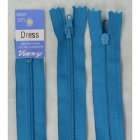 Vizzy Dress Zip, 60cm Colour 85 PEACOCK