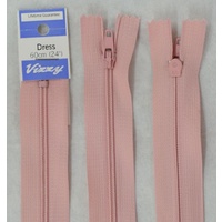Vizzy Dress Zip, 60cm Colour 90 DUSTY PINK