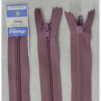 Vizzy Dress Zip, 60cm Colour 92 GRAPE