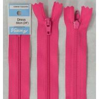 Vizzy Dress Zip, 60cm Colour 94 HOT PINK