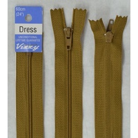 Vizzy Dress Zip, 60cm Colour 95 KHAKI