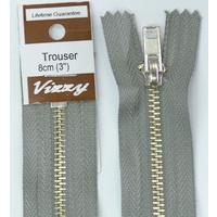 Vizzy Trouser Zip 8cm PEARL GREY