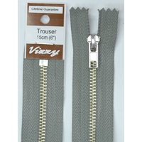 Vizzy Trouser Zip 15cm PEARL GREY