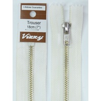 Vizzy Trouser Zip 18cm WHITE