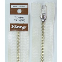 Vizzy Trouser Zip 25cm 01 WHITE
