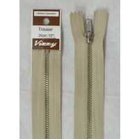 VIZZY Trouser Zip 25cm NATURAL
