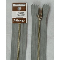 VIZZY Trouser Zip 25cm 61 PEARL GREY