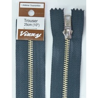 Vizzy Trouser Zip 25cm 63 CHARCOAL