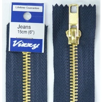 Vizzy Jeans Zip 15cm FRENCH NAVY