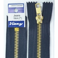 Vizzy Jeans Zip 18cm FRENCH NAVY