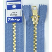 Vizzy Jeans Zip 20cm PALE DENIM
