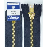 Vizzy Jeans Zip 20cm FRENCH NAVY
