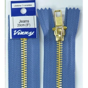 Vizzy Jeans Zip 20cm LIGHT DENIM