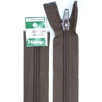 Vizzy Open End Zip 30cm 14 BROWN