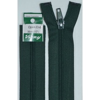Vizzy Open End Zip 30cm 46 BOTTLE GREEN