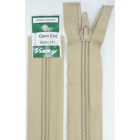 Vizzy Open End Zip 35cm 07 NATURAL