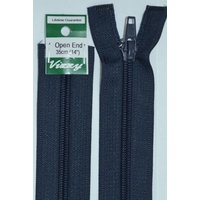 Vizzy Open End Zip 35cm, Colour 59 NAVY
