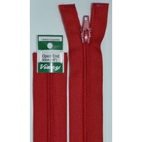 Vizzy Open End Zip 40cm, Colour 32 DARK RED