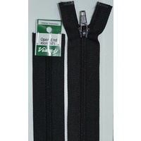 Vizzy Open End Zip 45cm, Colour 02 BLACK