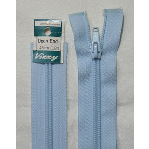 Vizzy Open End Zip 45cm, Colour 50 SKY BLUE