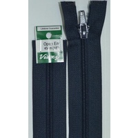 Vizzy Open End Zip 45cm, Colour 59 NAVY
