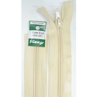 Vizzy Open End Zip 50cm, Colour 04 CALICO