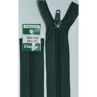 Vizzy Open End Zip 50cm, Colour 46 BOTTLE GREEN