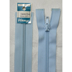 Vizzy Open End Zip 55cm, Colour 50 SKY BLUE