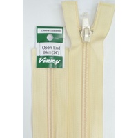 Vizzy Open End Zip 60cm, Colour 04 CALICO