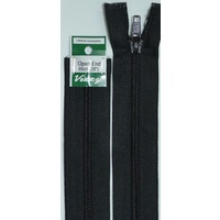 Vizzy Open End Zip 65cm, Colour 02 BLACK