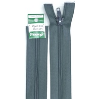 Vizzy Open End Zip 65cm, Colour 63 CHARCOAL