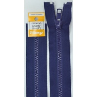 Vizzy Chunky Open End Zip 20cm, Colour 59 FRENCH NAVY