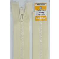 Vizzy Chunky Open End Zip 25cm, Colour 04 CALICO