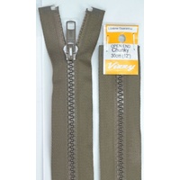 Vizzy Chunky Open End Zip 30cm, Colour 12 CHESTNUT