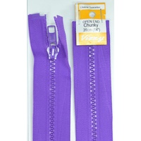Vizzy Chunky Open End Zip 35cm, Colour 109 PURPLE