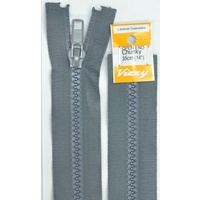 Vizzy Chunky Open End Zip 35cm, Colour 62 GREY