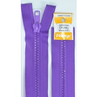 Vizzy Chunky Open End Zip 45cm, Colour 109 PURPLE