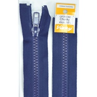 Vizzy Chunky Open End Zip 45cm, Colour 59 FRENCH NAVY