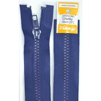 Vizzy Chunky Open End Zip 55cm, Colour 59 FRENCH NAVY