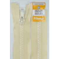Vizzy Chunky Open End Zip 60cm, Colour 04 CALICO