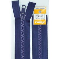 Vizzy Chunky Open End Zip 60cm, Colour 59 FRENCH NAVY