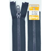 Vizzy Chunky Open End Zip 70cm, #58 NAVY