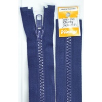 Vizzy Chunky Open End Zip 70cm, Colour 59 FRENCH NAVY