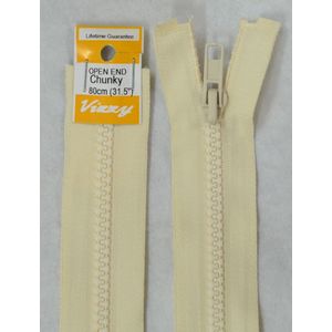 Vizzy Chunky Open End Zip 80cm, Colour 04 CALICO, A Quality Brand Name Zipper