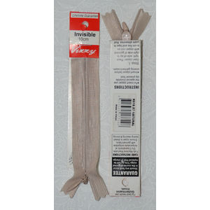 Vizzy Invisible Zip 10cm, Colour 07 NATURAL