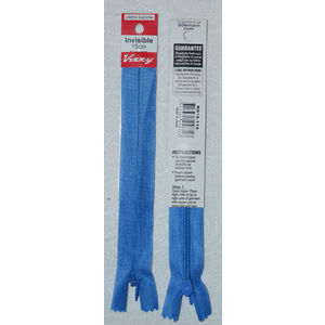 Vizzy Invisible Zip 15cm, Colour 115 BRIGHT BLUE, A Quality Brand Name Zipper