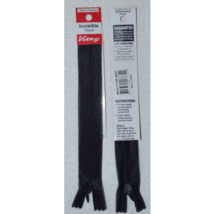 Vizzy Invisible Zip 15cm, Colour 71 INK NAVY