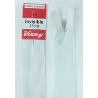 Vizzy Invisible Zip 18cm, Colour 116 BABY BLUE